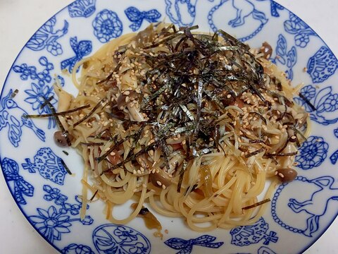 しらすと高菜と梅のパスタ++